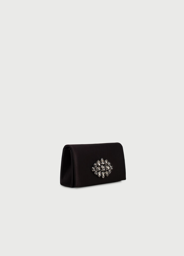 Clutch con pedrería Negro Liu Jo - large image number 1 Clutch con pedrería Negro Liu Jo - large image number 1