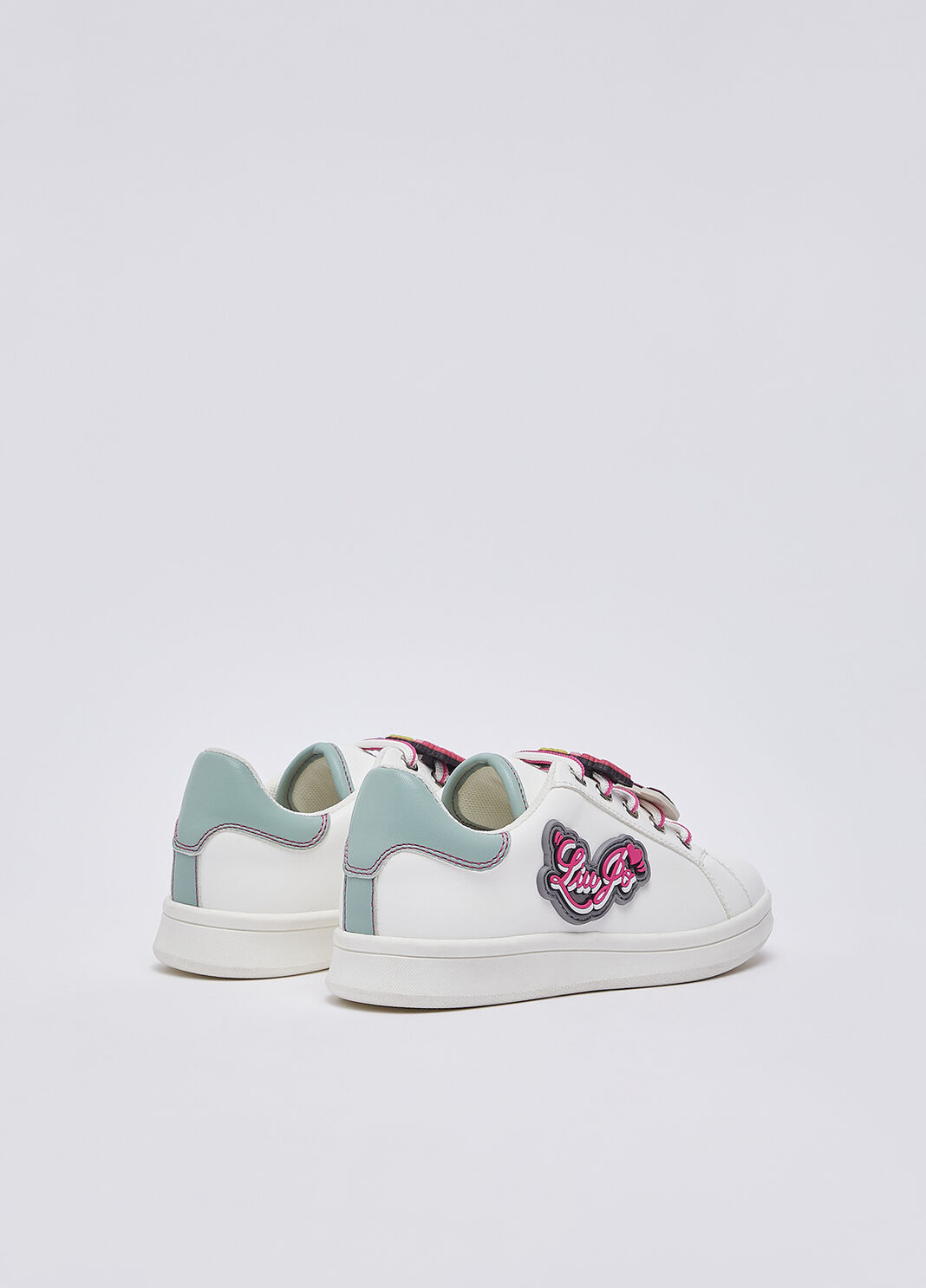 Sneakers with colorful patch white Liu Jo - large image number 2