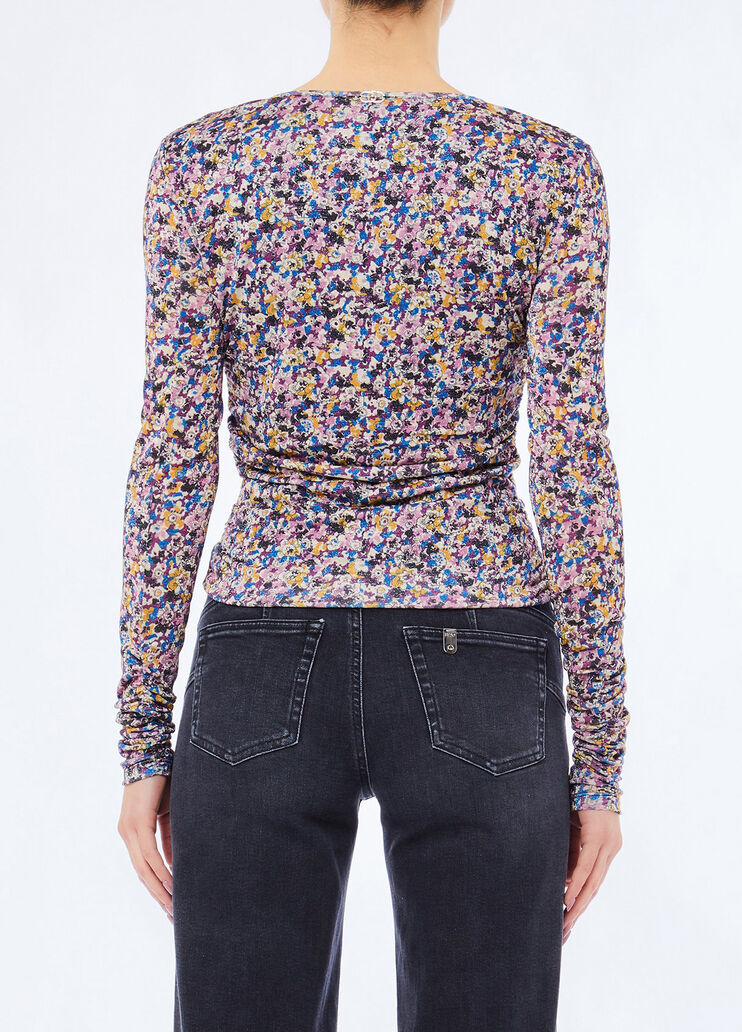 Pullover mit Print Gebl&uuml;mt Liu Jo - medium