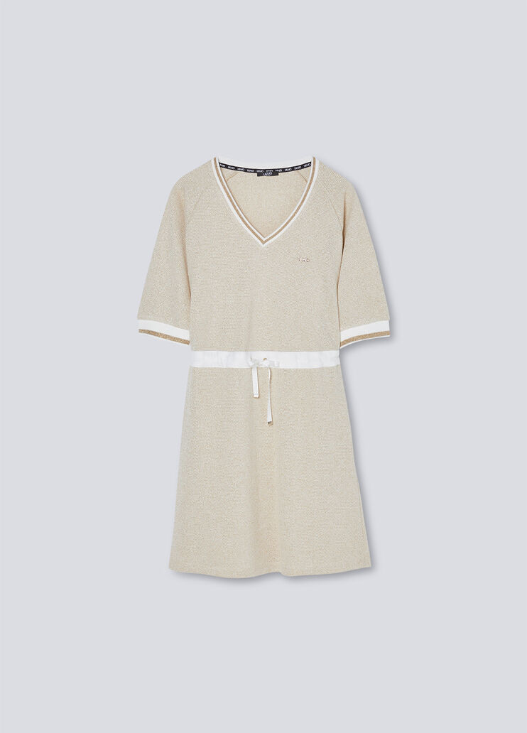 Kurzes Sweatkleid Weiß/Hellgold Liu Jo - large image number 4