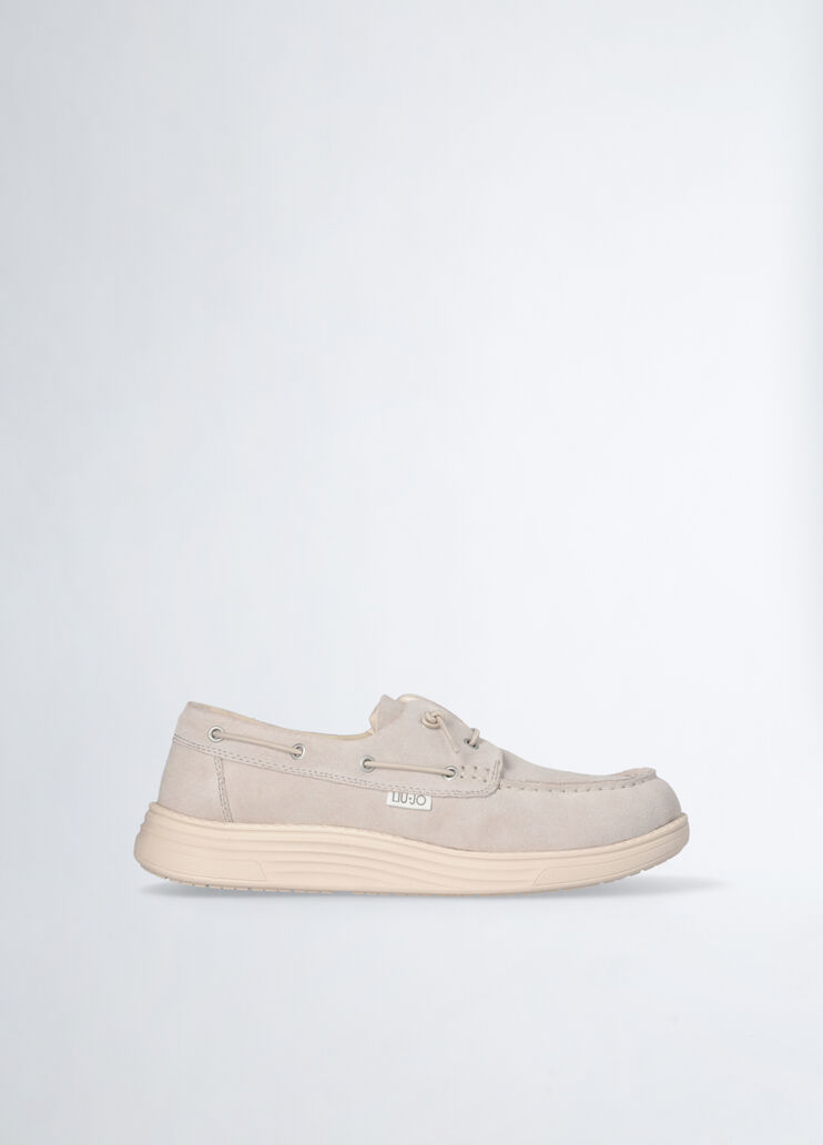 Casual suede loafers beige Liu Jo - medium