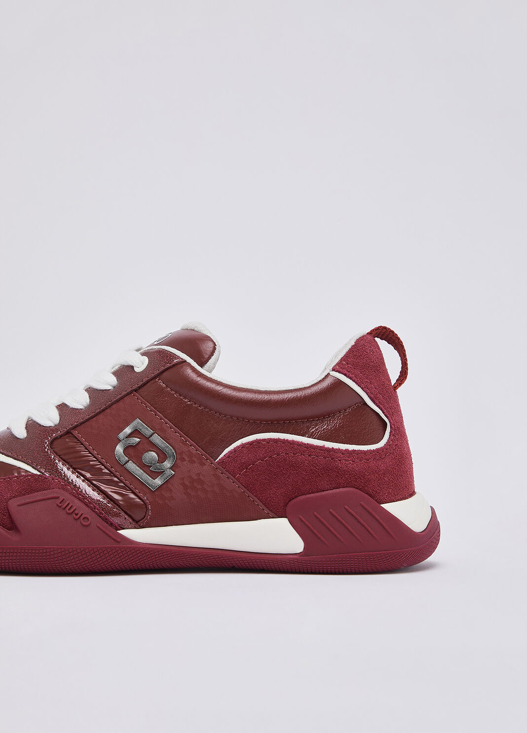 Sneakers in nylon and patent leather cherry red Liu Jo - large image number 4