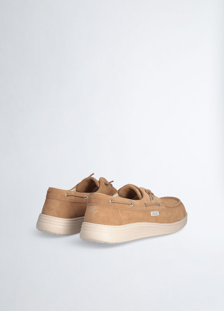 Casual suede loafers dark beige Liu Jo - large image number 2 Casual suede loafers dark beige Liu Jo - large image number 2