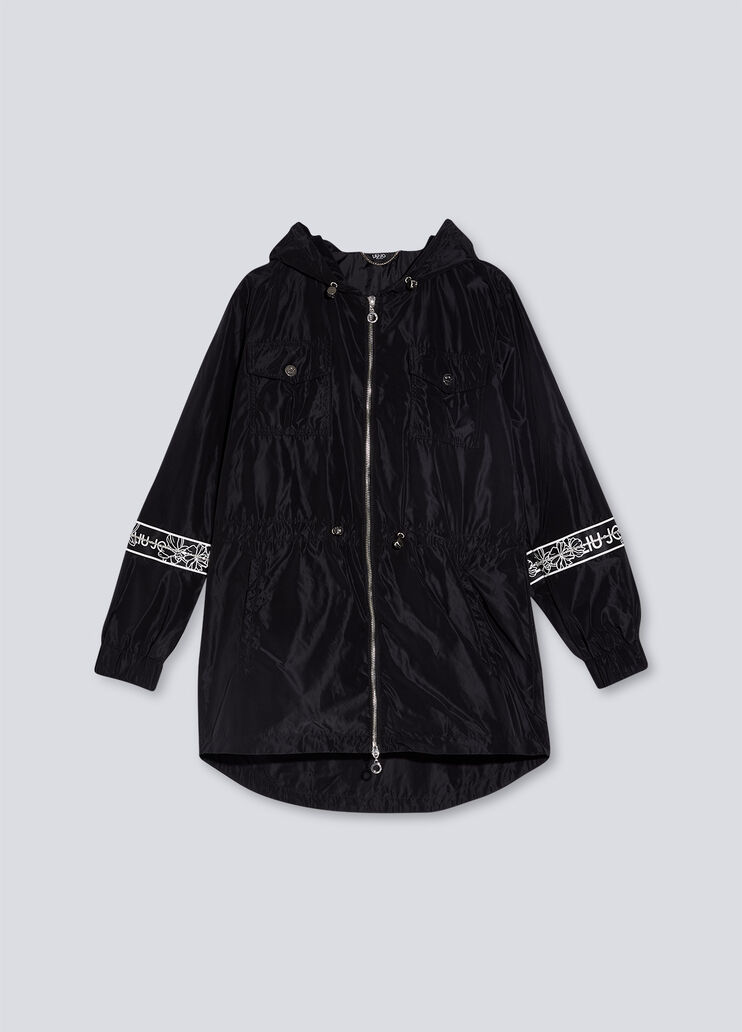 Eco-friendly parka black Liu Jo - large image number 4 Eco-friendly parka black Liu Jo - large image number 4