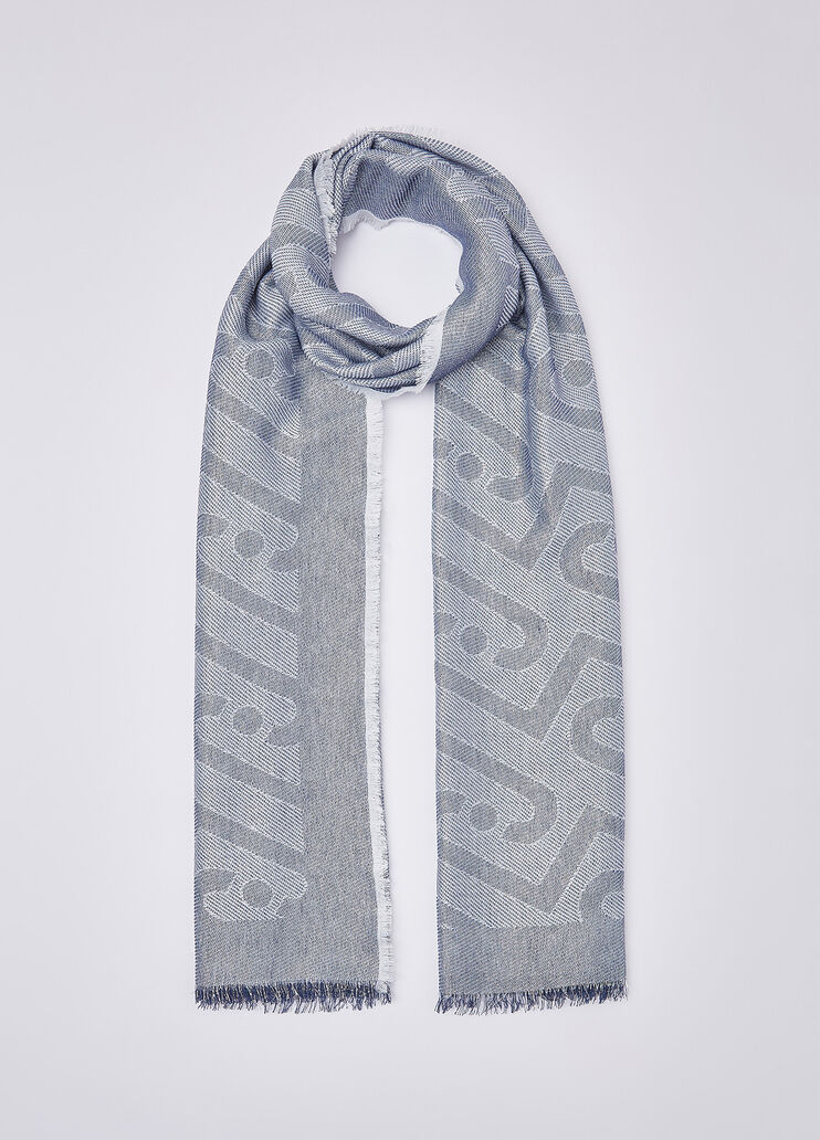 Stola in jacquard denim blu Liu Jo - medium