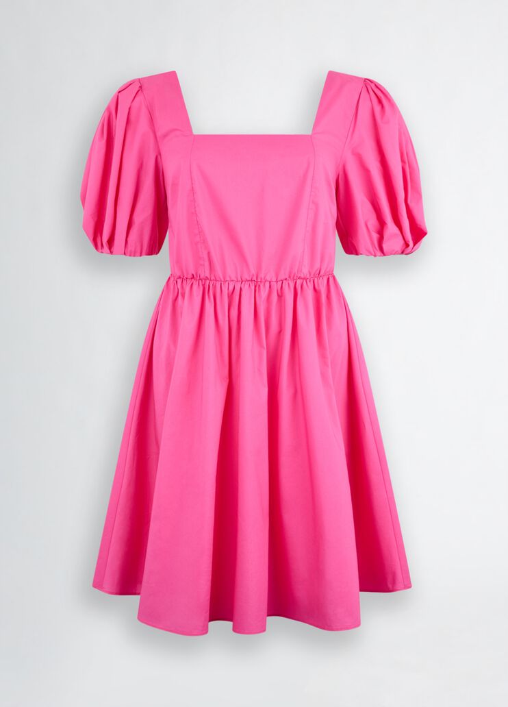 Short poplin dress pink Liu Jo - large image number 6 Short poplin dress pink Liu Jo - large image number 6