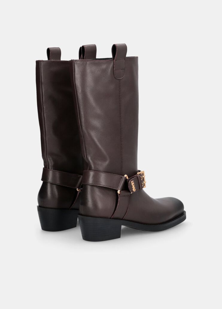 Leather Texan Boots black Liu Jo - medium