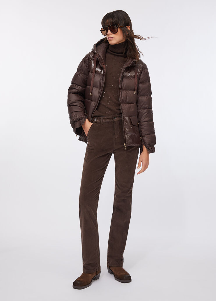 Quilted nylon jacket chocolate Liu Jo - medium