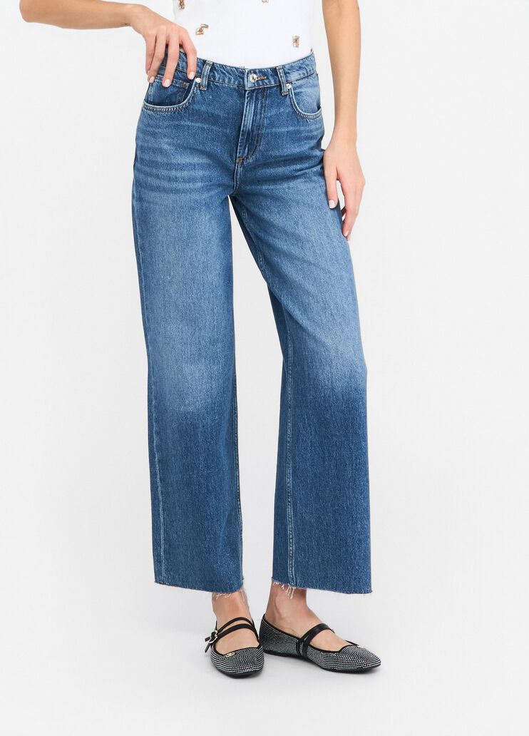 Low-rise wide-leg jeans blue denim Liu Jo - medium Low-rise wide-leg jeans blue denim Liu Jo - medium