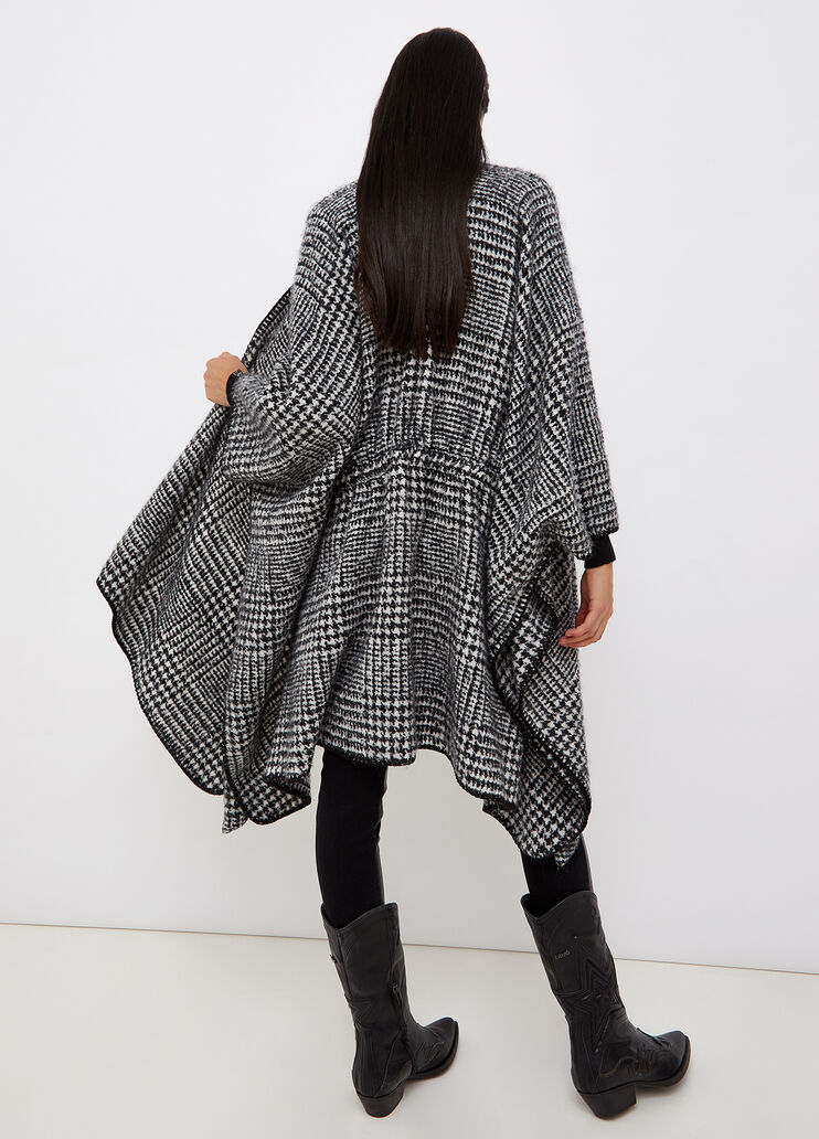 Poncho with belt black/white Liu Jo - large image number 1