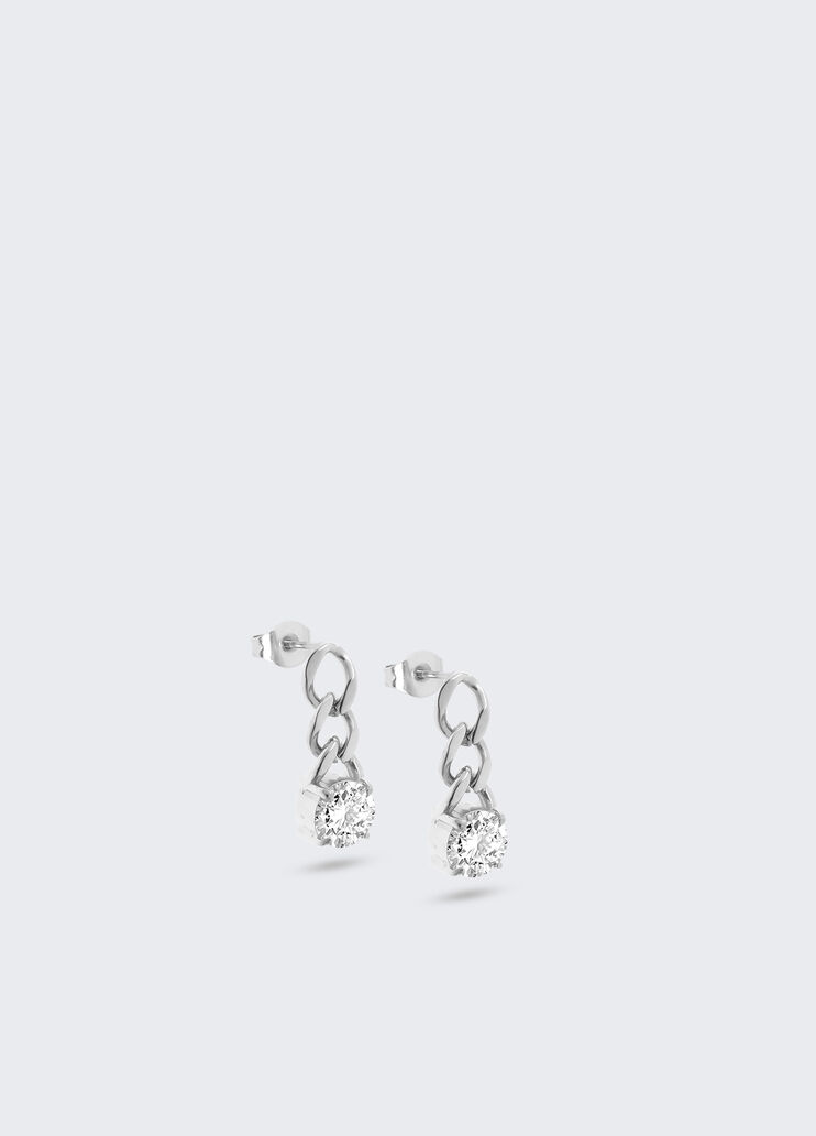 Pendant earrings with gemstones white Liu Jo - large image number 0 Pendant earrings with gemstones white Liu Jo - large image number 0