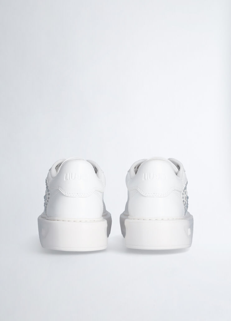 Sneakers with jewel logo white Liu Jo - large image number 7 Sneakers with jewel logo white Liu Jo - large image number 7