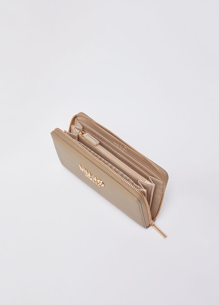 Portafoglio grande con zip fango Liu Jo - large image number 3