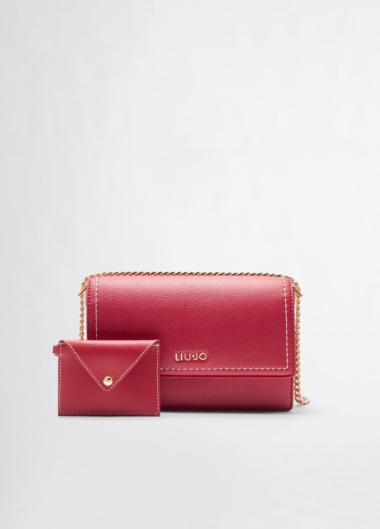 Small crossbody bag with clutch bag red Liu Jo - medium