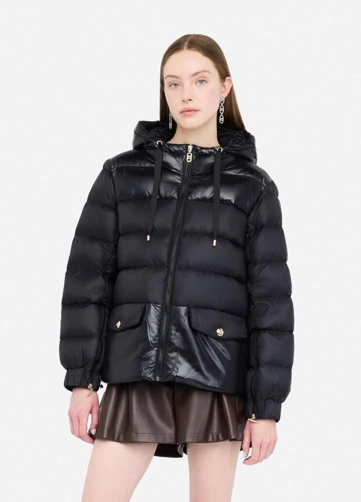 Veste en nylon matelassé noir Liu Jo - medium Veste en nylon matelassé noir Liu Jo - medium