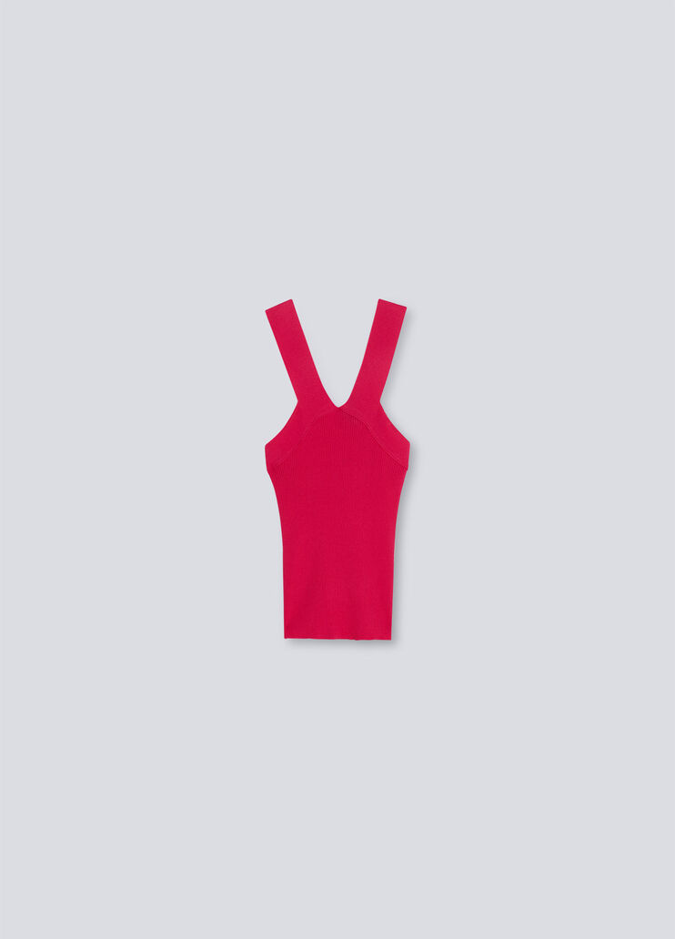 Knit top magenta Liu Jo - large image number 4 Knit top magenta Liu Jo - large image number 4