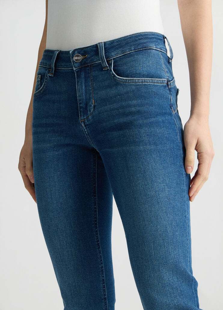 Skinny jeans with turn-ups dark denim Liu Jo - large image number 2 Skinny jeans with turn-ups dark denim Liu Jo - large image number 2