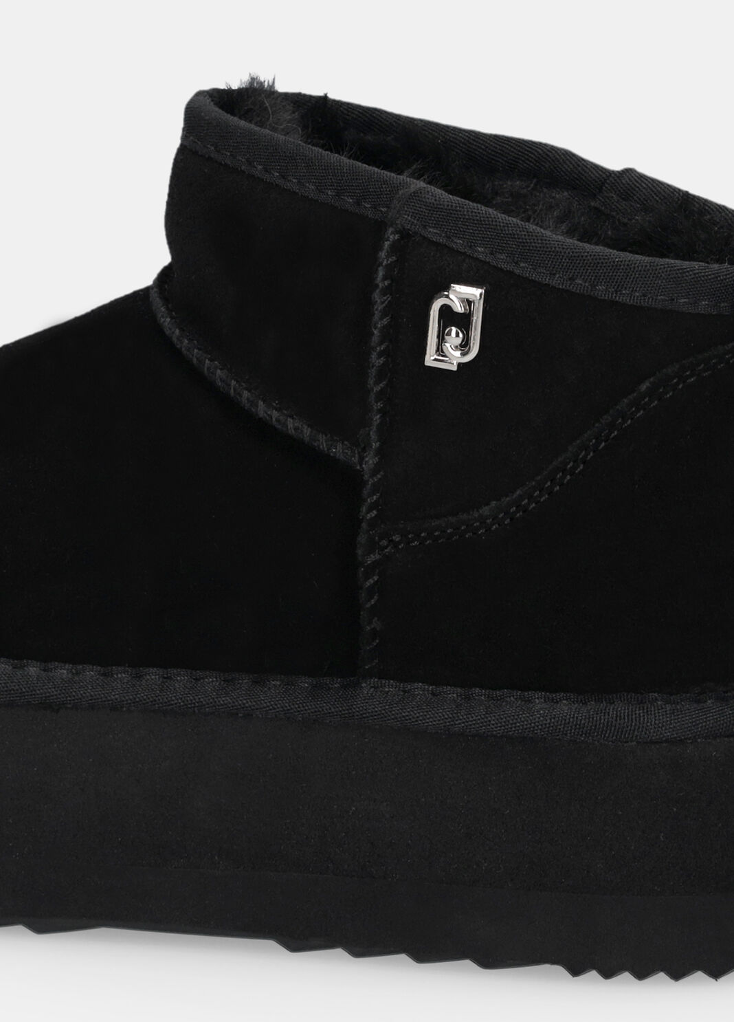 Warme Plateau-Stiefelette Schwarz Liu Jo - large image number 6