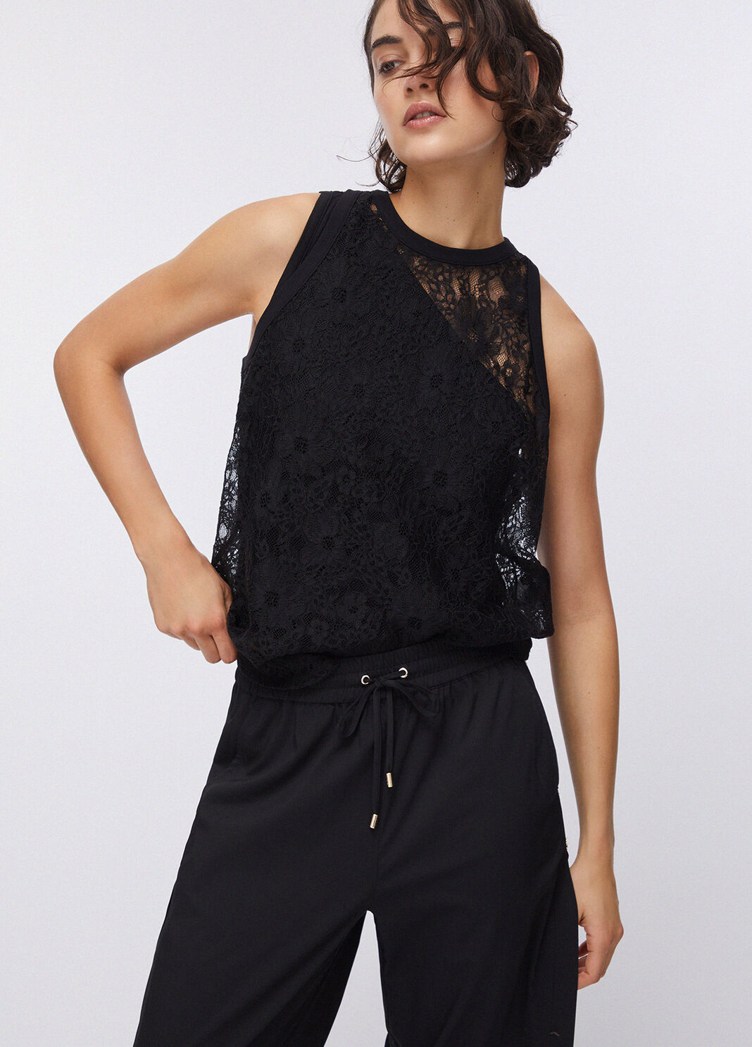 Hose mit kleinen Schlitzen Schwarz Liu Jo - large image number 4