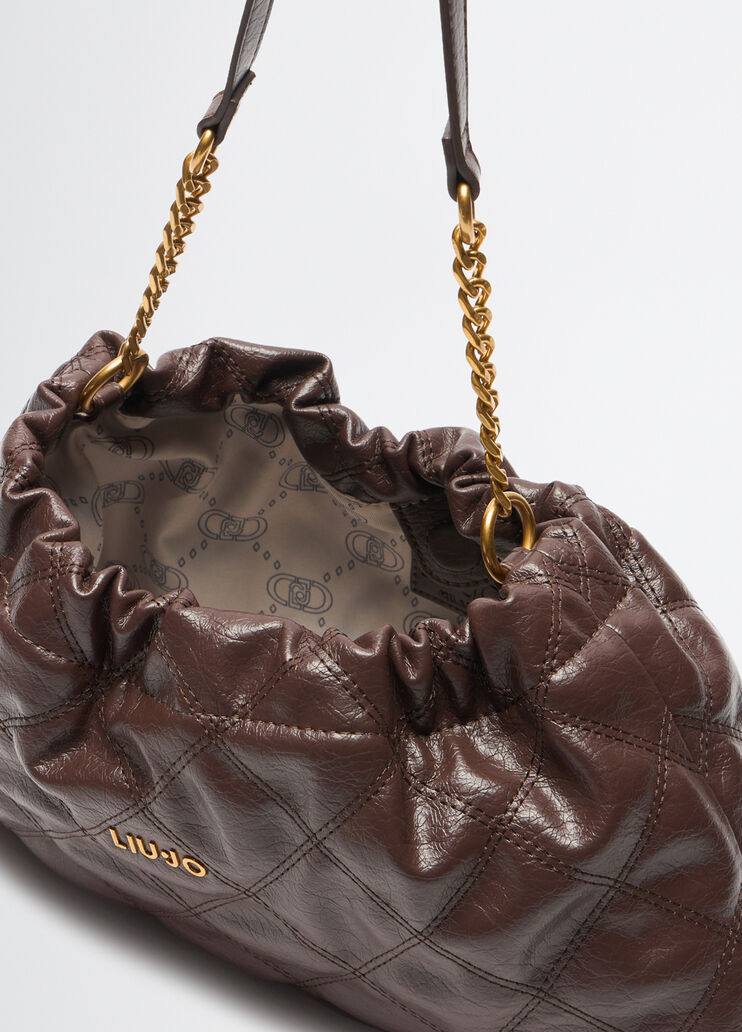 Small quilted bag dark brown Liu Jo - large image number 3 Small quilted bag dark brown Liu Jo - large image number 3