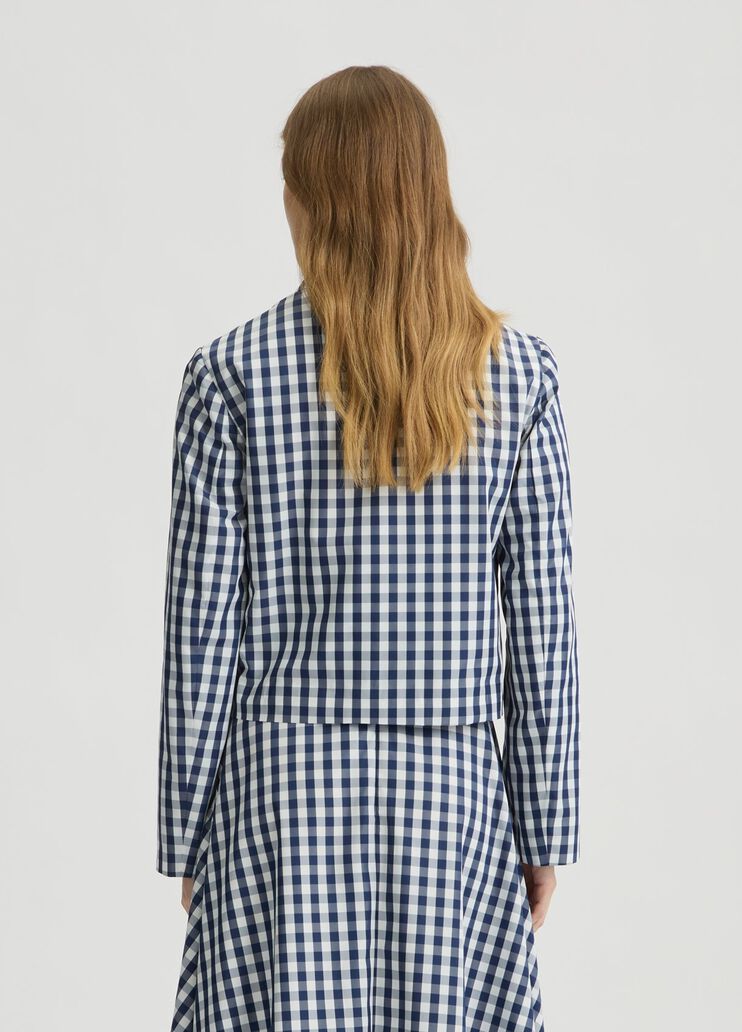 Vichy jacket blue Liu Jo - large image number 1 Vichy jacket blue Liu Jo - large image number 1