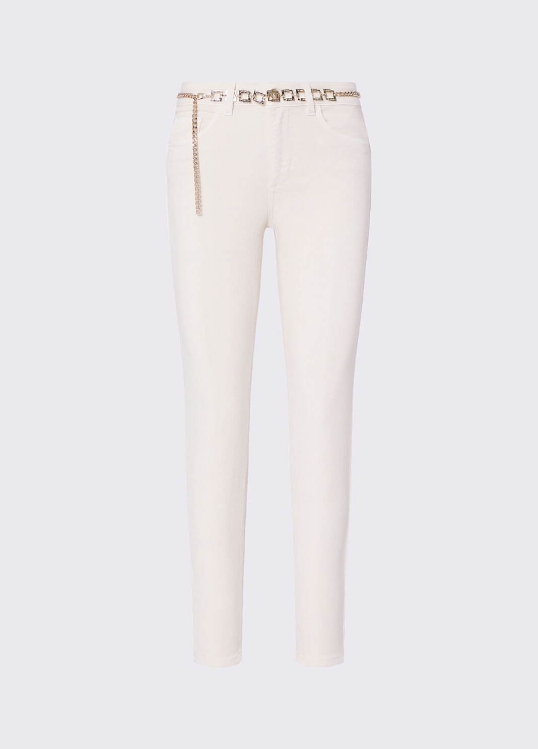 Skinny trousers with belt angora Liu Jo - large image number 6
