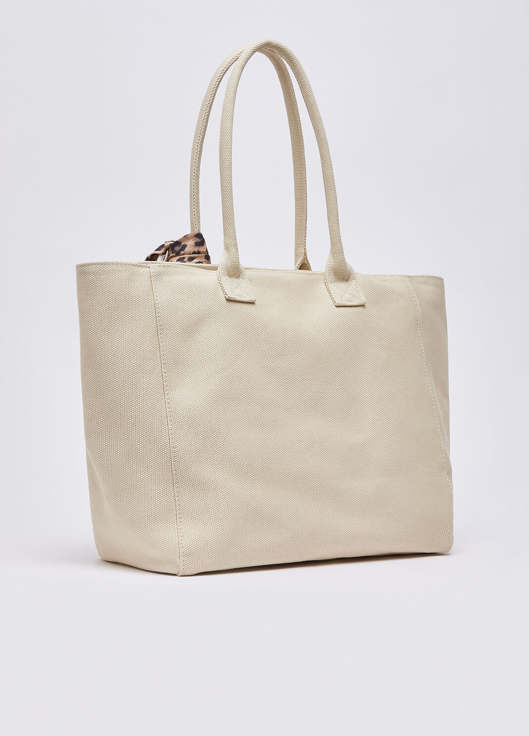 Large tote bag with foulard beige Liu Jo - large image number 3