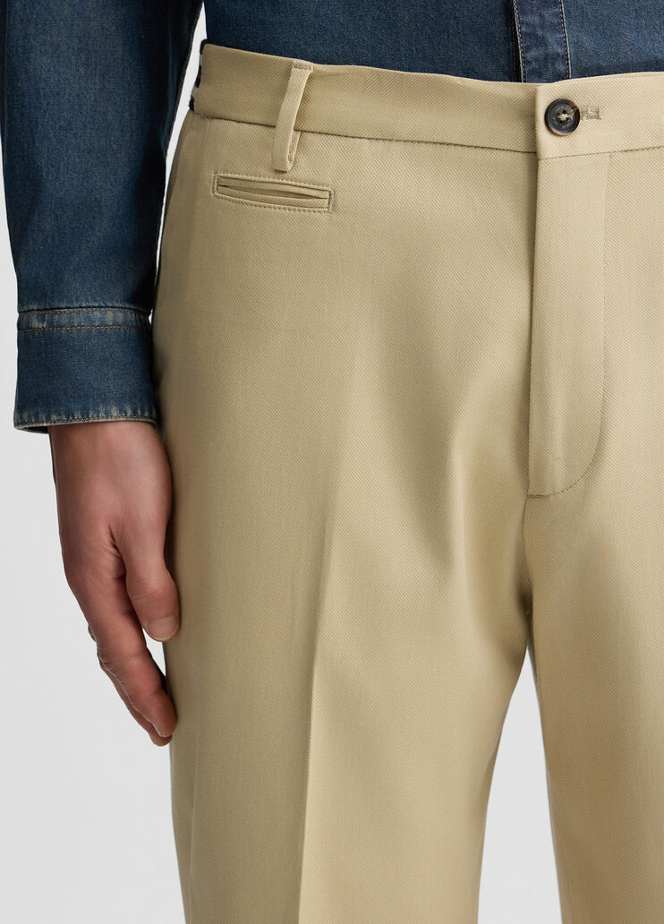 Trousers with stretch insert khaki Liu Jo - large image number 2 Trousers with stretch insert khaki Liu Jo - large image number 2