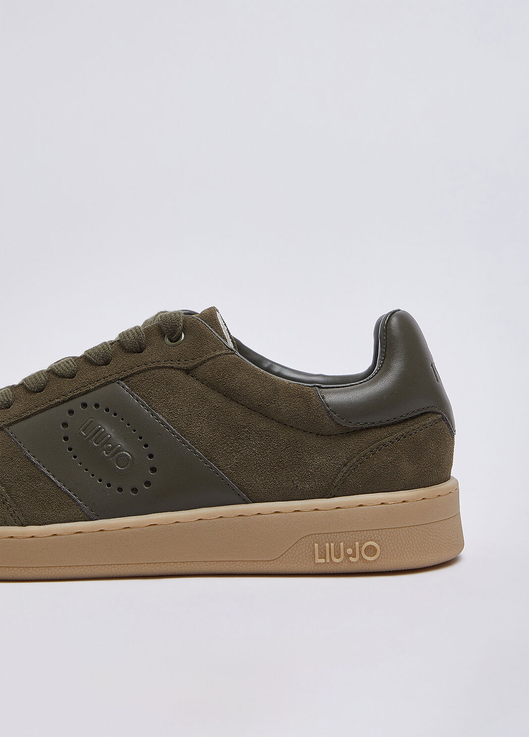 Herren-Sneaker aus Wildleder Moosgr&uuml;n Liu Jo - large image number 4