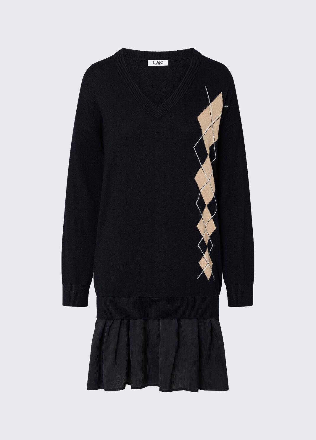 Short knit dress black Liu Jo - large image number 6
