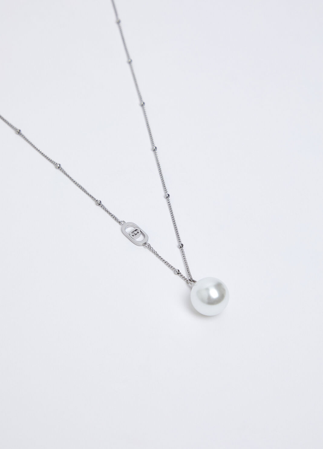 Collier ras du cou avec perle blanc Liu Jo - large image number 1