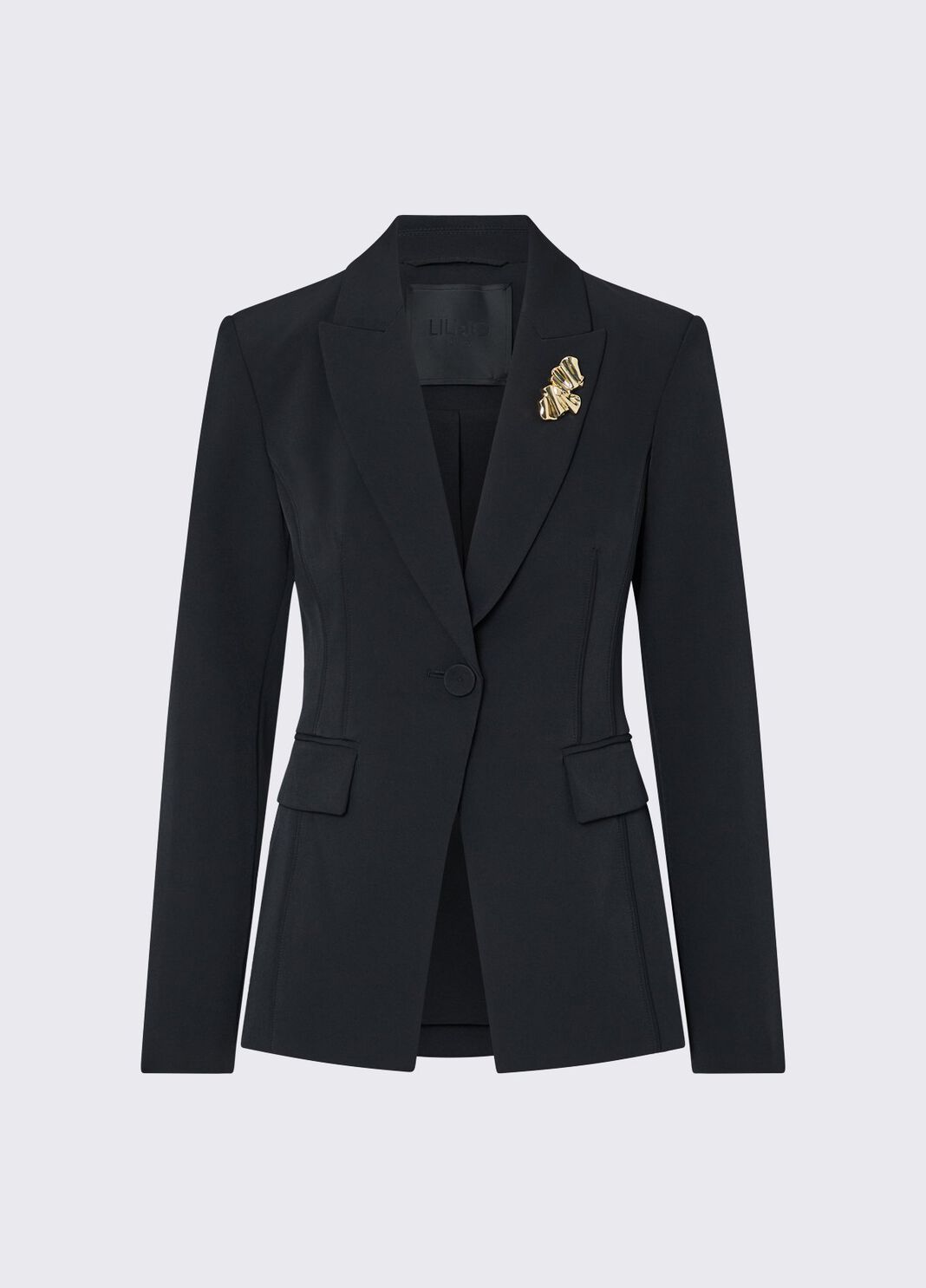 Blazer with detail zip black Liu Jo - large image number 6