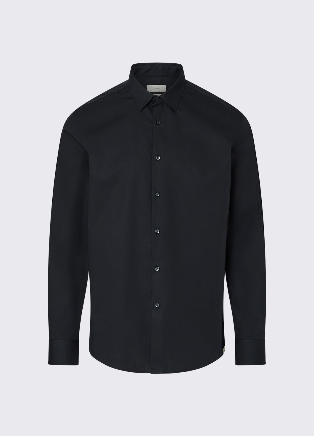 Slim Fit Poplin Shirt black Liu Jo - large image number 6