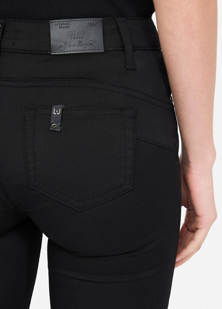 High-rise skinny trousers black Liu Jo - large image number 4