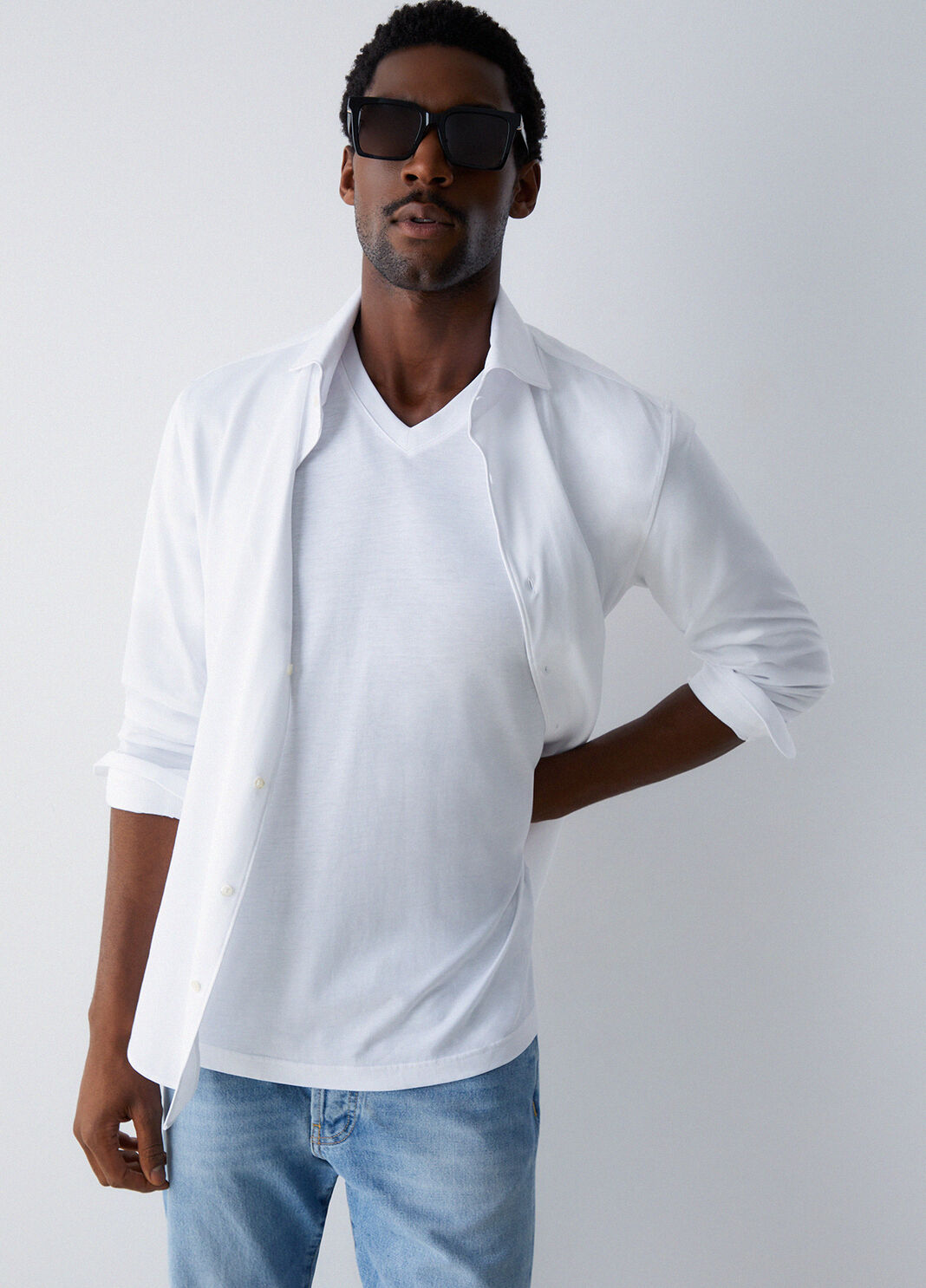 Camicia in popeline bianco Liu Jo - large image number 3