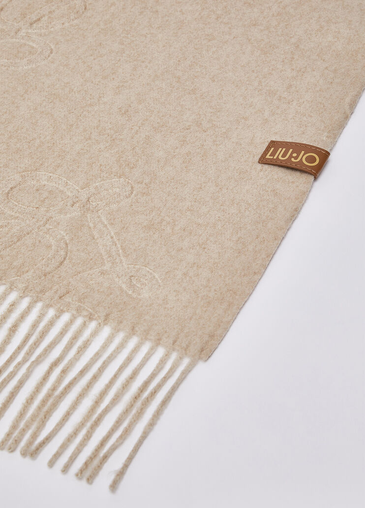 &Eacute;tole avec logo monogramme camel Liu Jo - medium