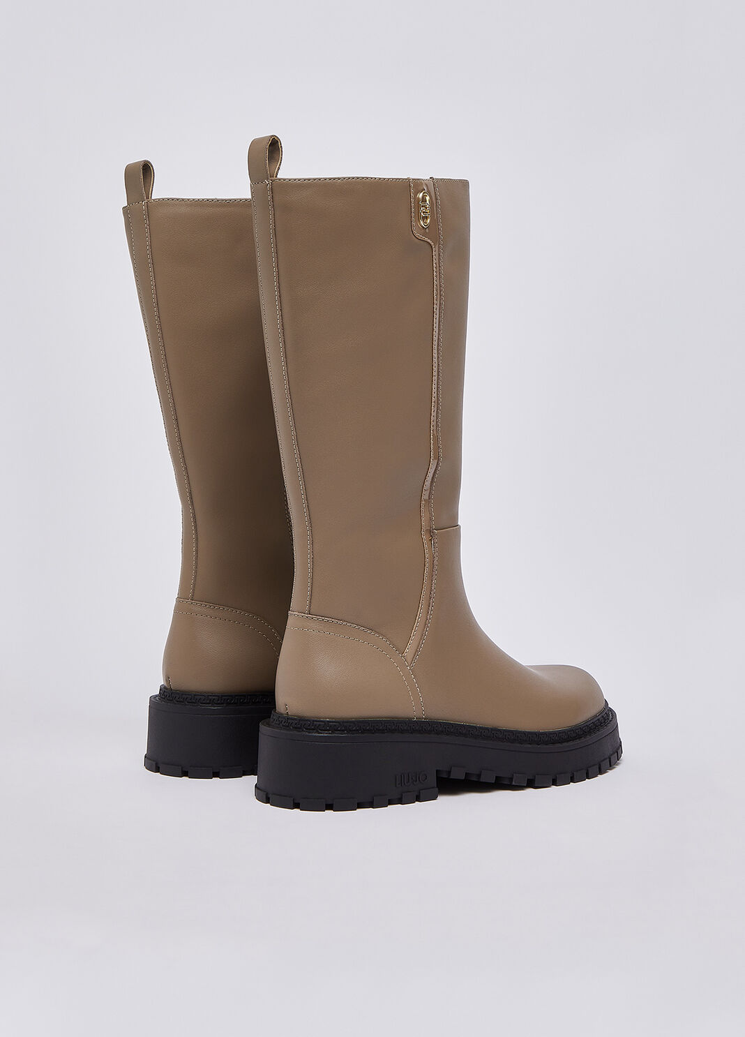 Hohe Stiefel aus Leder Havanna Liu Jo - large image number 2