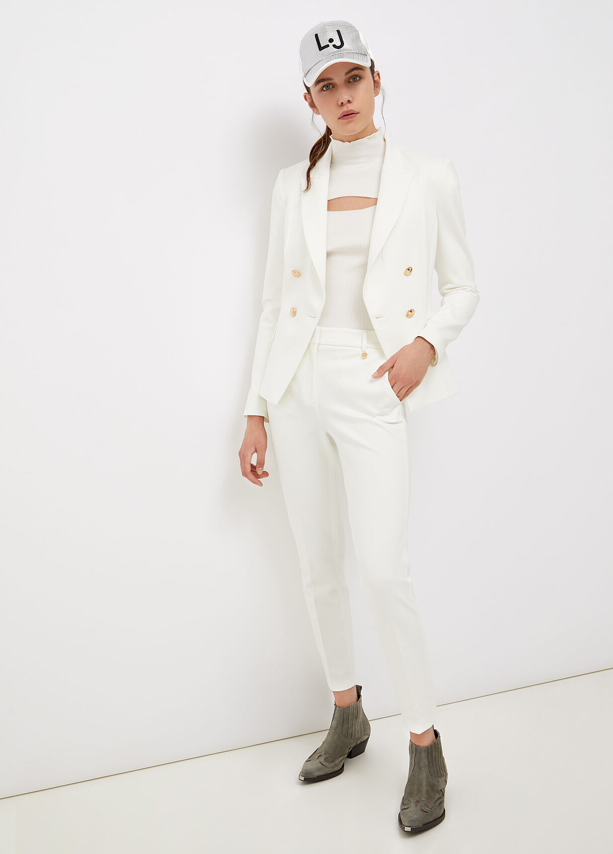 slim utility blazer