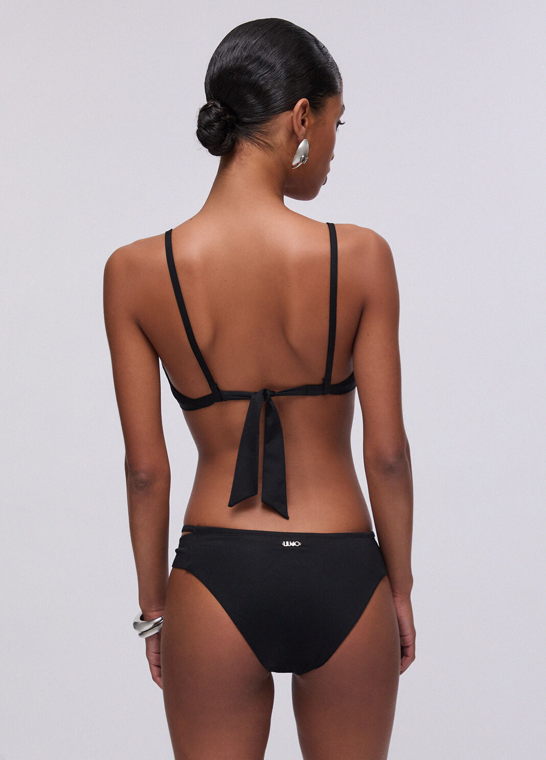 Bikini-Top und -Slip mit Strasssteinen Schwarz Liu Jo - large image number 1