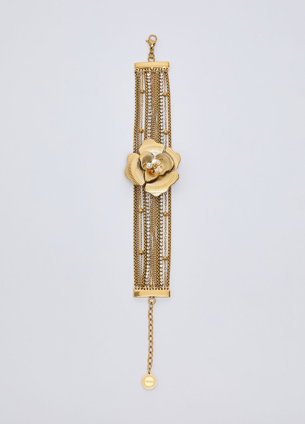 Bracelet with rosa and fringe gold Liu Jo - large image number 0