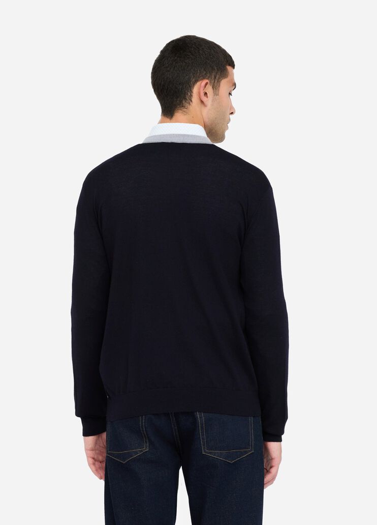 Wool cardigan dark blue Liu Jo - large image number 1 Wool cardigan dark blue Liu Jo - large image number 1