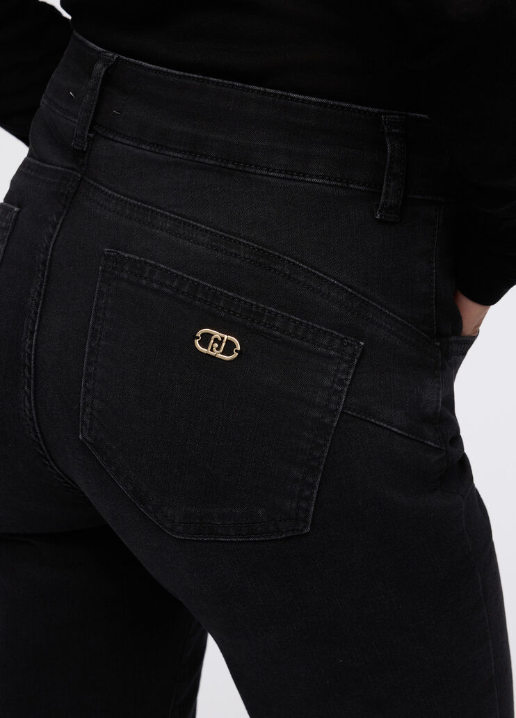 Jean skinny à taille haute noir Liu Jo - large image number 2