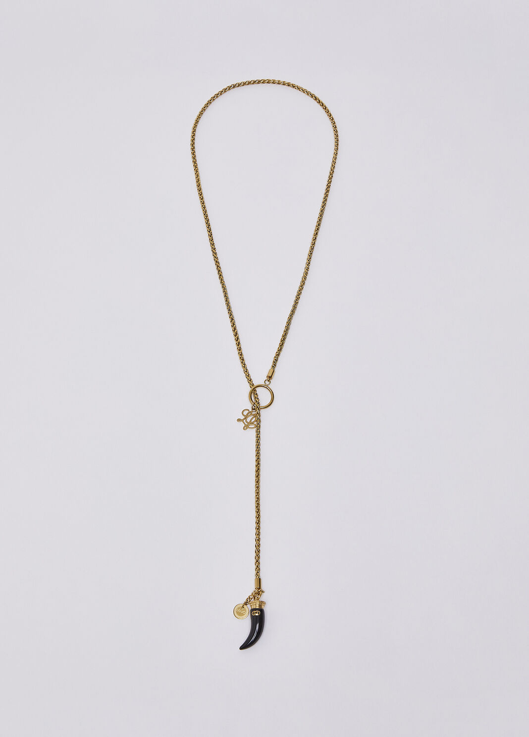Long necklace with horn charms black Liu Jo - large image number 1