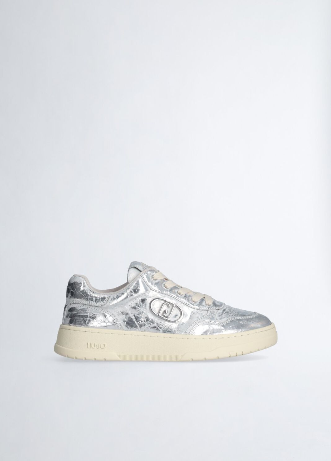 Distressed-effect sneakers silver Liu Jo - large image number 0