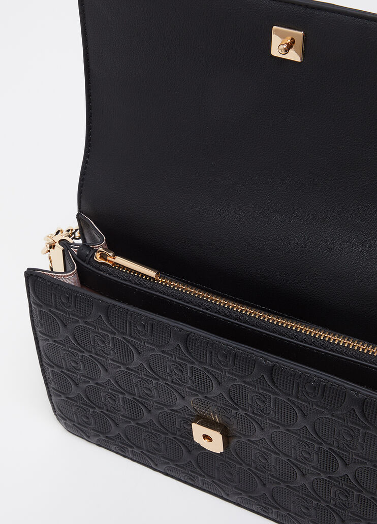 Kleine Umhängetasche mit Logo schwarz Liu Jo - large image number 3