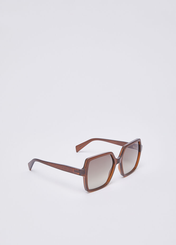Lunettes de soleil carr&eacute;es marron Liu Jo - medium