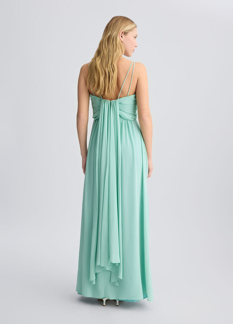 Long elegant aqua green dress mint Liu Jo - medium Long elegant aqua green dress mint Liu Jo - medium