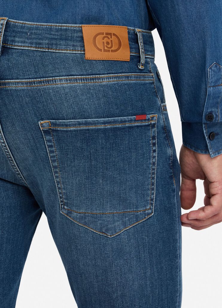 Distressed cotton skinny jeans blue denim Liu Jo - large image number 4 Distressed cotton skinny jeans blue denim Liu Jo - large image number 4