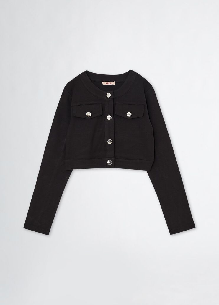 Jersey jacket black Liu Jo - medium