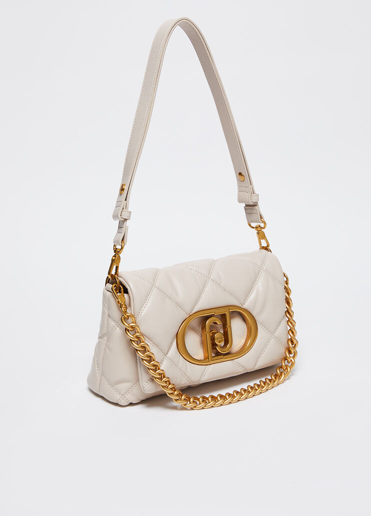 Quilted LaPuffy bag cream Liu Jo - medium Quilted LaPuffy bag cream Liu Jo - medium